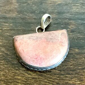 Rhodonite pendant